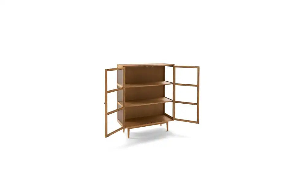 Furnhouse Highboard Detailansicht Innenraum – 2 verstellbare Einlegeböden, Eiche – Furnhouse
