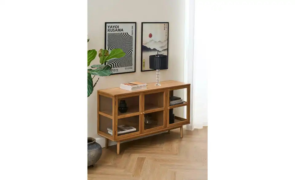 Furnhouse Sideboard Gesamtansicht – Eiche Massivholz, 137x80x40 cm – Furnhouse