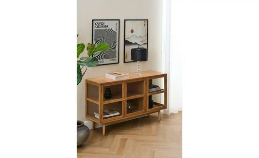 Furnhouse Sideboard Gesamtansicht – Eiche Massivholz, 137x80x40 cm – Furnhouse