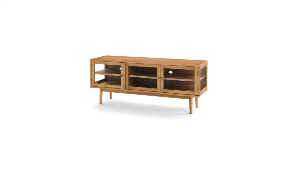 Furnhouse Lowboard Seitenansicht – 4-Fußgestell aus Massiveiche, Tiefe 40 cm – Furnhouse