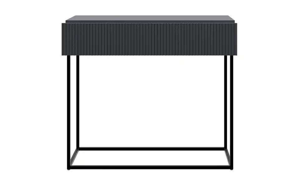 Selsey Konsolentisch Veldio von vorne – Glamour-Stil, 90x35,6 cm, Holzwerkstoff laminiert – Selsey
