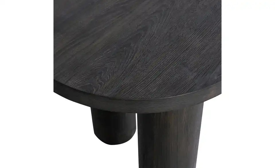 WOOOD Konsole Draufsicht – Tischplatte 150x70 cm, Holzwerkstoff Dunkelbraun – WOOOD