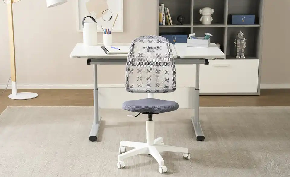 PAIDI Sino 2 Schrägansicht – Kunstfaser-Bezug 100% Polyester in Grau – PAIDI