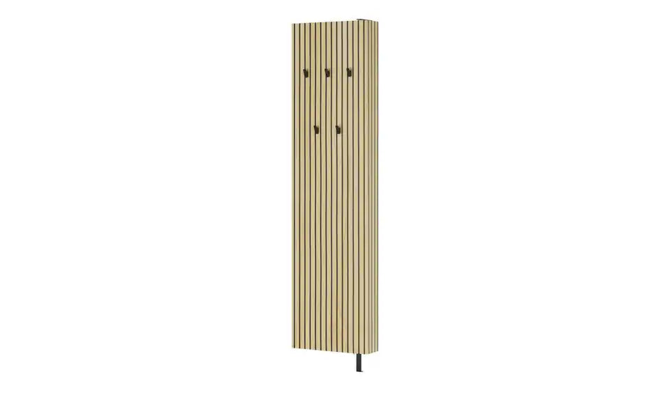 Express for you Pictura Schuhschrank Gesamtansicht – Eiche Nachbildung/Schwarz, 47 x 176 cm – Express for you