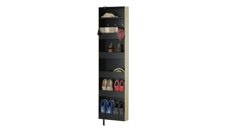 Express for you Pictura Schrank offen – 5 verstellbare Einlegeböden, je 4 kg belastbar – Express for you