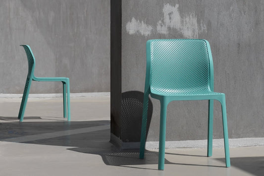 BIT Gartenstuhl Gesamtansicht – Bianco col. 00 Recyclingkunststoff – Nardi