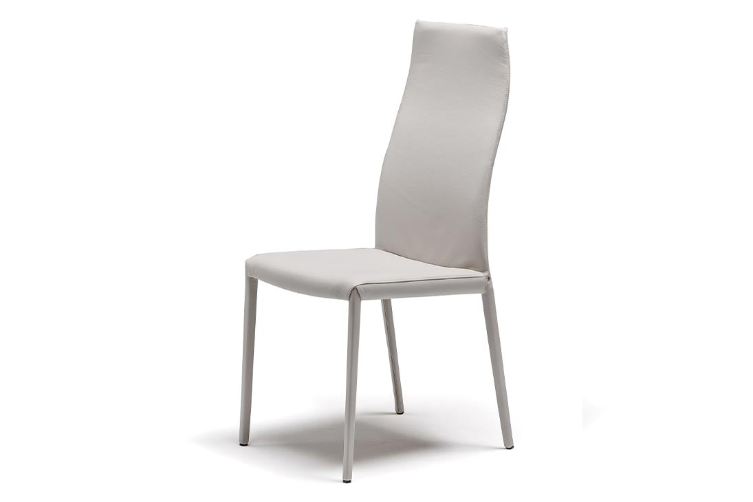 NORMA Stuhl Detailansicht Material – PVC Leder, scheuerbeständig 50.000 Martindale – Cattelan Italia