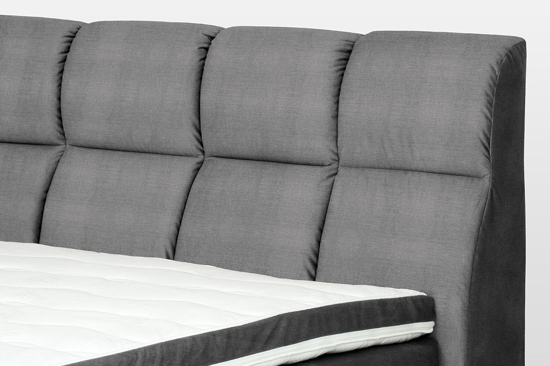 FRIZZANTE Boxspringbett Bettkasten geöffnet – Mit Bettkasten, Holzwerkstoff Basis – LNC