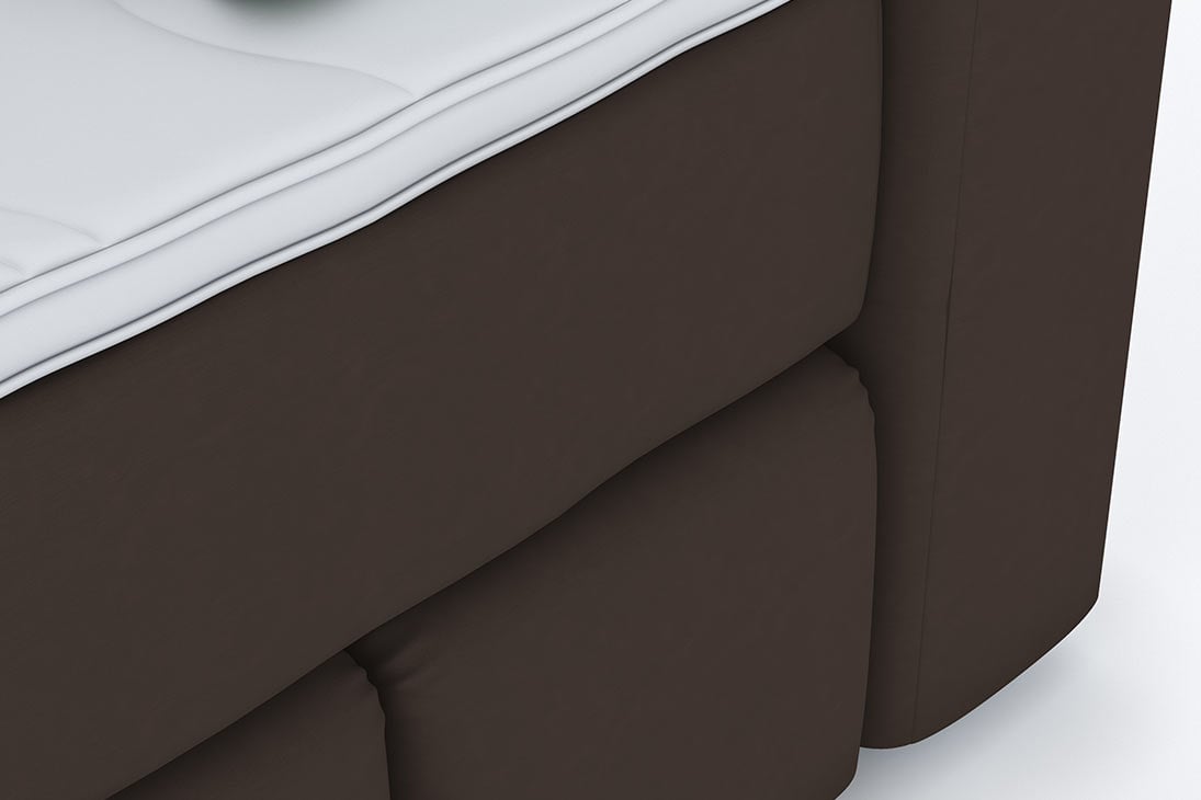 FRIZZANTE Boxspringbett Ambiente – Charcoal Boxspringbett im Schlafzimmer, LF 160x200 cm – LNC
