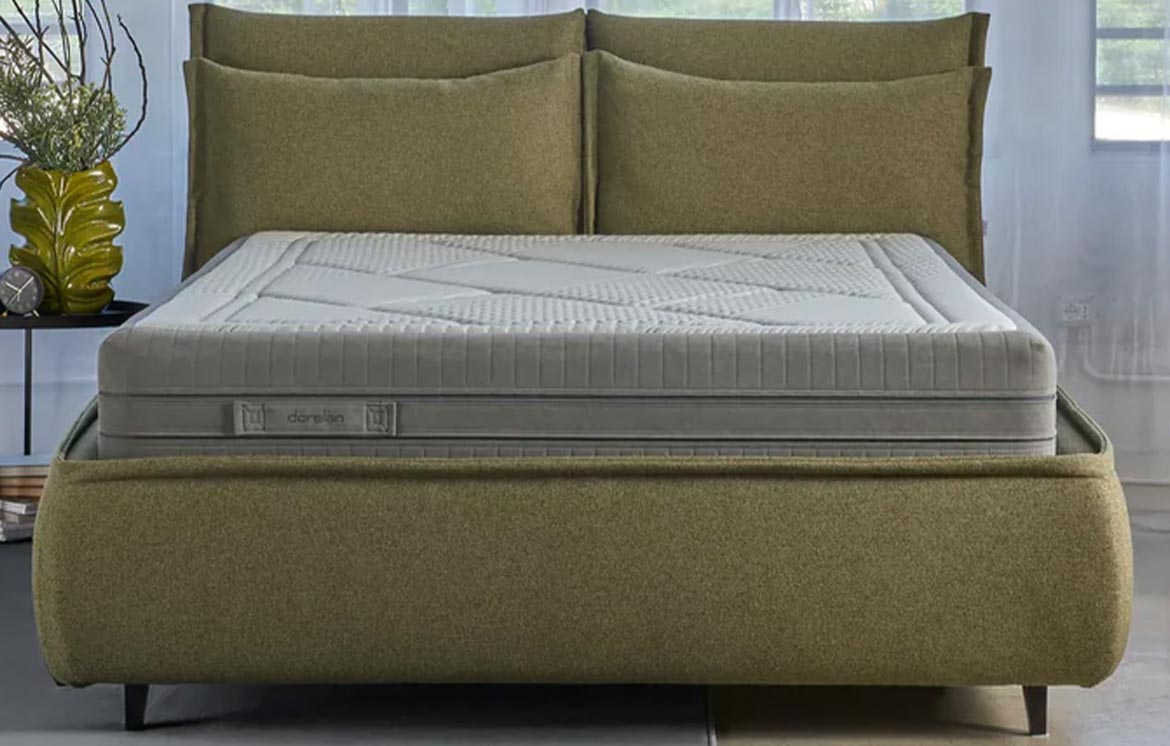 LEVANT Matratze Seitenansicht – Myform Memory Air Clima Winterseite – Dorelan
