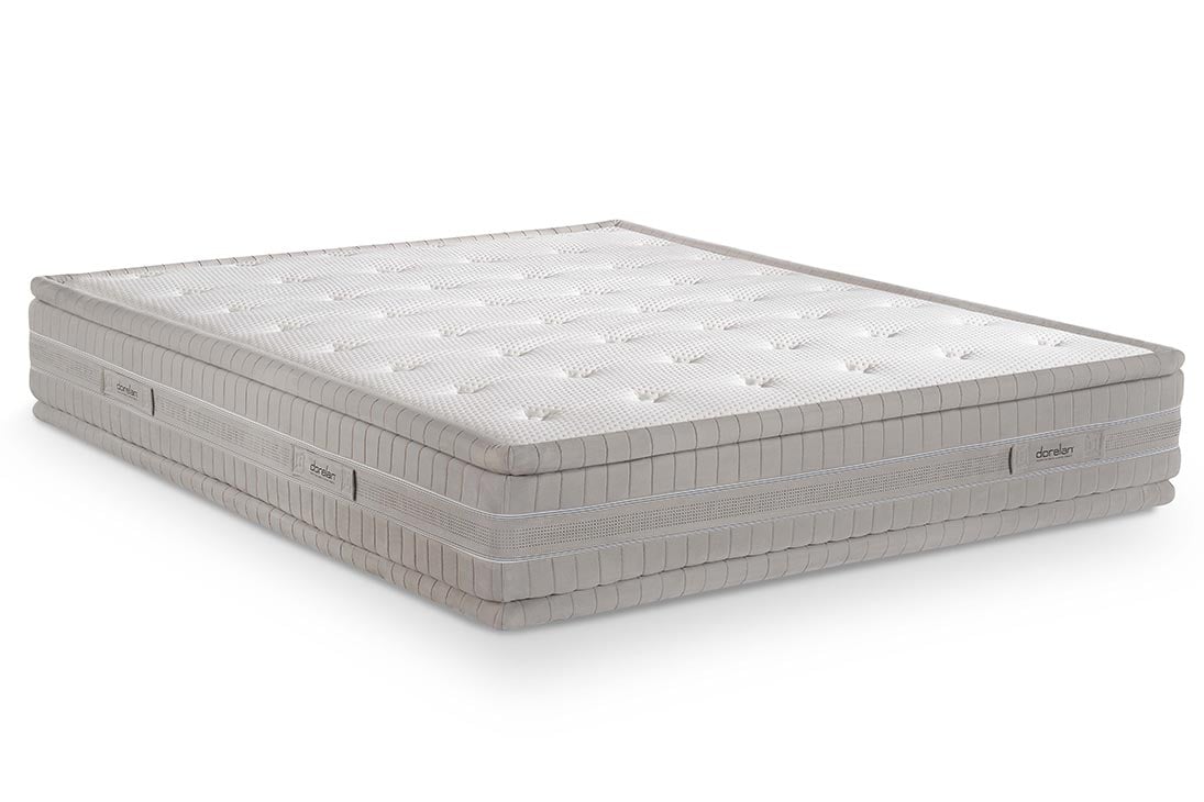 TRESOR Matratze Gesamtansicht – 160x200 cm, Twin System HS-Federsystem – Dorelan