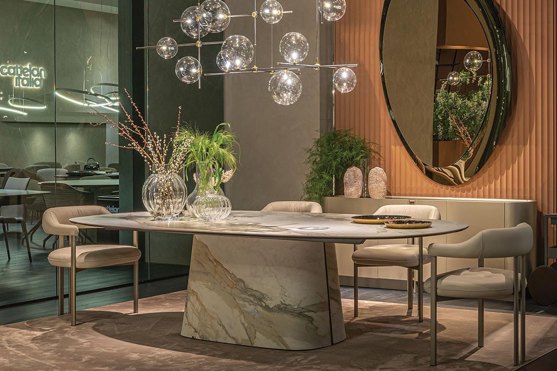 NAPOLEON KERAMIK Esstisch Ambiente – moderne Technik, traditionelle Eleganz – Cattelan Italia