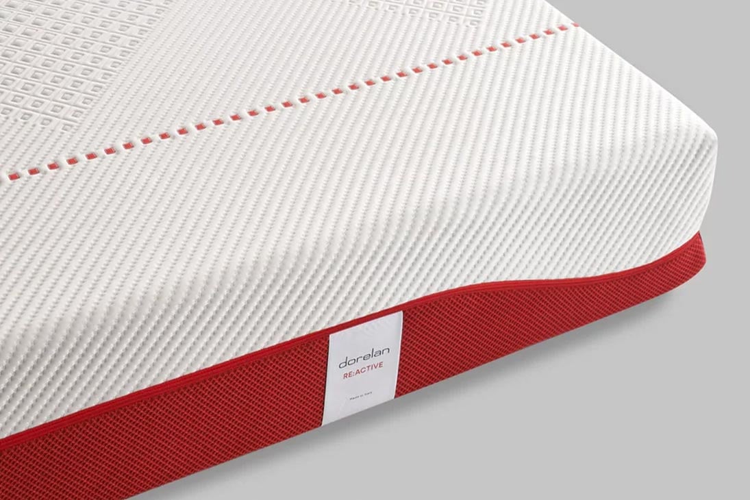 RE:ACTIVE Matratze Nahaufnahme Material – innovative Hi-Tech Materialien, optimale Druckentlastung – Dorelan