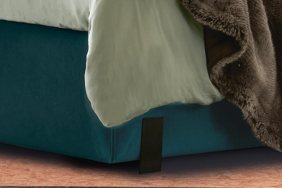 INGE Bett Nahaufnahme Bezug – Polyester 100%, Martindale 140.000, Grün col. 13 – Dorelan