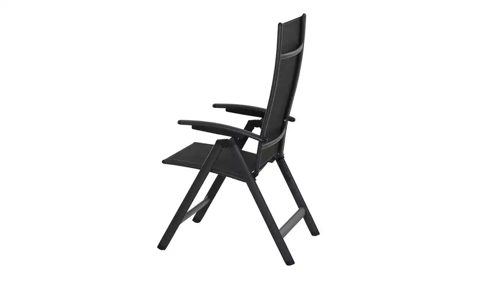 Siena Garden Klappsessel Savina Nahaufnahme Gestell – Aluminium Armlehnen, Anthrazit – Siena Garden