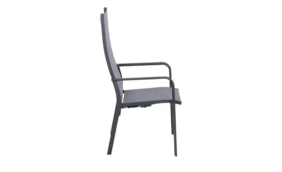 Siena Garden Dining Move Sessel Carlton Rückenansicht – max. 110 kg Belastbarkeit – Siena Garden