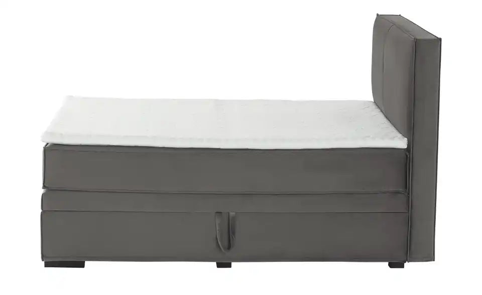 Boxi Urban Boxspringbett Detailansicht Bettkasten – integrierter Stauraum, einfach zu öffnen – Boxi