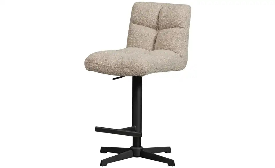 WOOOD Barstuhl Vinny 2er-Set Draufsicht – Holzwerkstoff gepolstert, Füßehöhe 75 cm – WOOOD