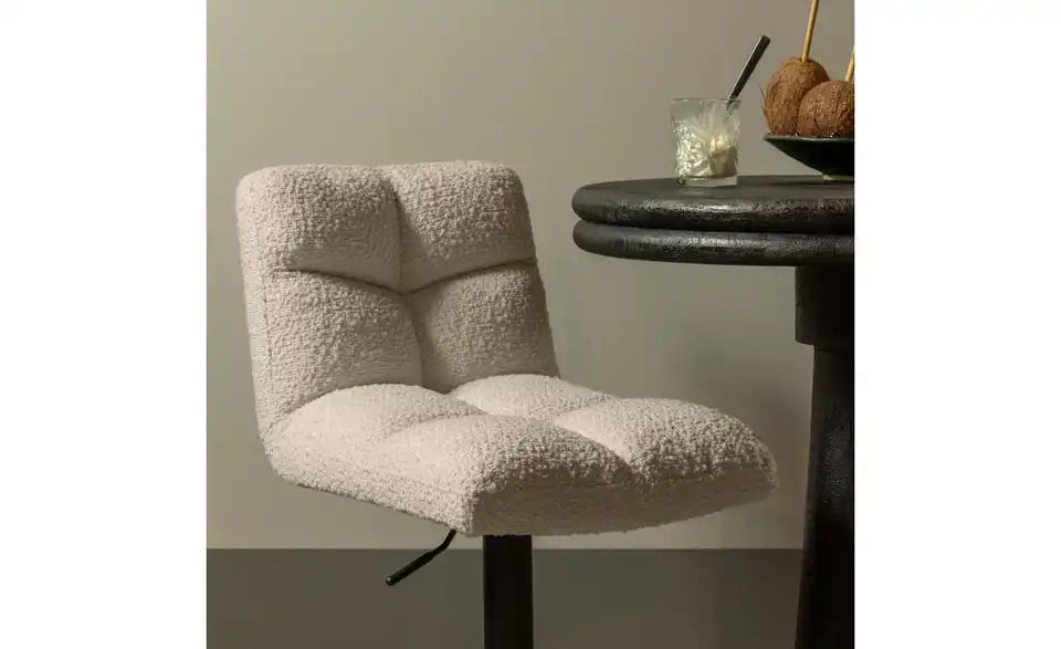 WOOOD Barstuhl Vinny 2er-Set Seitenansicht – Gesamthöhe 114 cm, Rückenlehne 24 cm – WOOOD