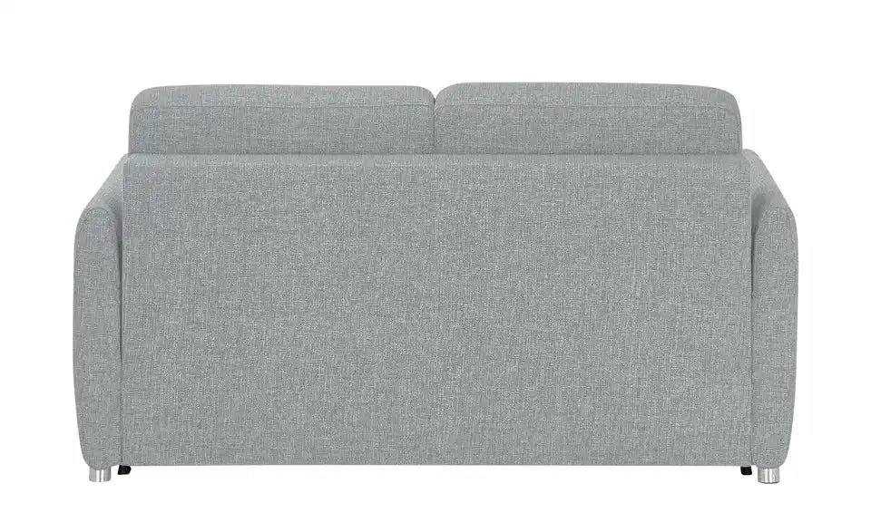 Betty Schlafsofa Betty Schraegansicht – verchromte Metallfüße, Bodenfreiheit 5 cm – Betty