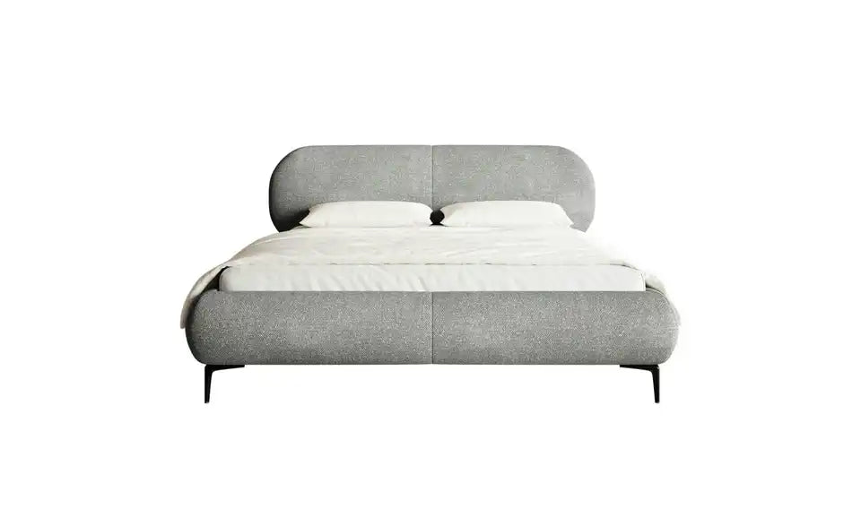 Selsey Polsterbett Ovalle Detailansicht Fuß – konische Füße Metall Schwarz, Höhe 15 cm – Selsey