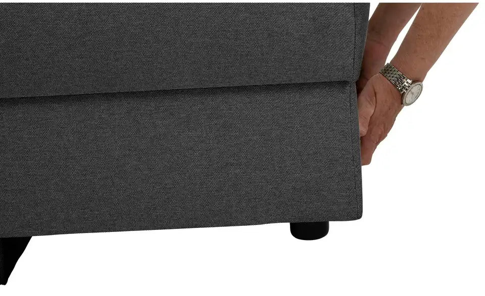 Max Winzer Recamiere Tobi Rückenansicht – Kunststofffüße Schwarz, Polyätherschaum – Max Winzer