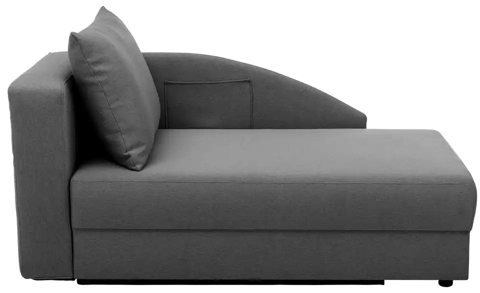 Max Winzer Recamiere Tobi Schraegansicht – 154x86x93 cm, 2-Sitzer Anthrazit – Max Winzer