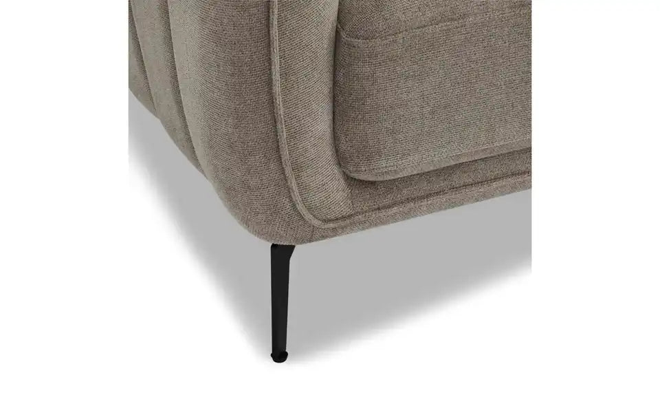 Furnhouse Einzelsofa Selena Detailansicht Fuß – Metallgestell schwarz, Bodenfreiheit 16 cm – Furnhouse