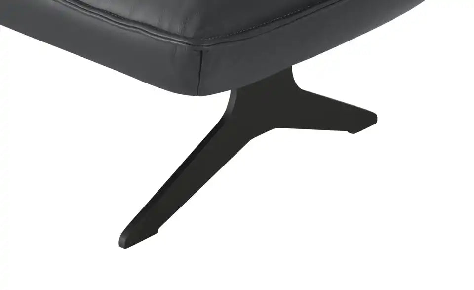 KOINOR Ecksofa Buddy im Raum – 305 cm breit, schwarzes Leder, modernes Design – KOINOR
