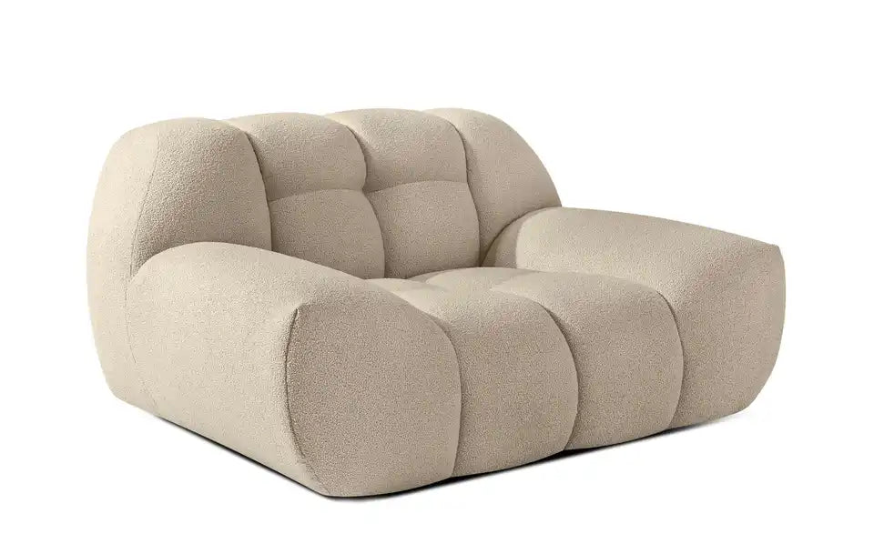 KONSIMO Vena Sessel Detailansicht – Sitzhöhe 38 cm Wellenunterfederung – KONSIMO