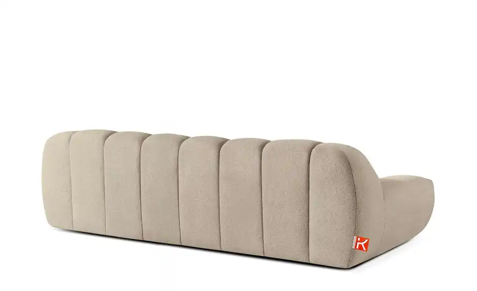 KONSIMO Polstermöbel Vena Nahaufnahme Polster – Boucléstoff Beige, Schaumstoff – KONSIMO