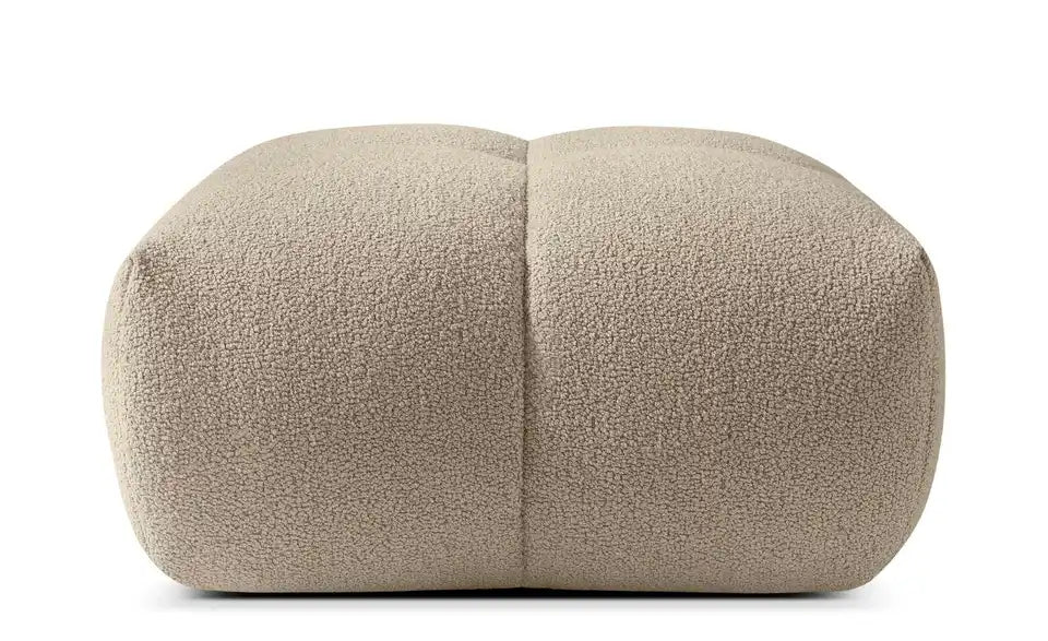 KONSIMO Polstermöbel Vena Sessel – Boucléstoff Beige, Bubble Optik skandinavisch – KONSIMO