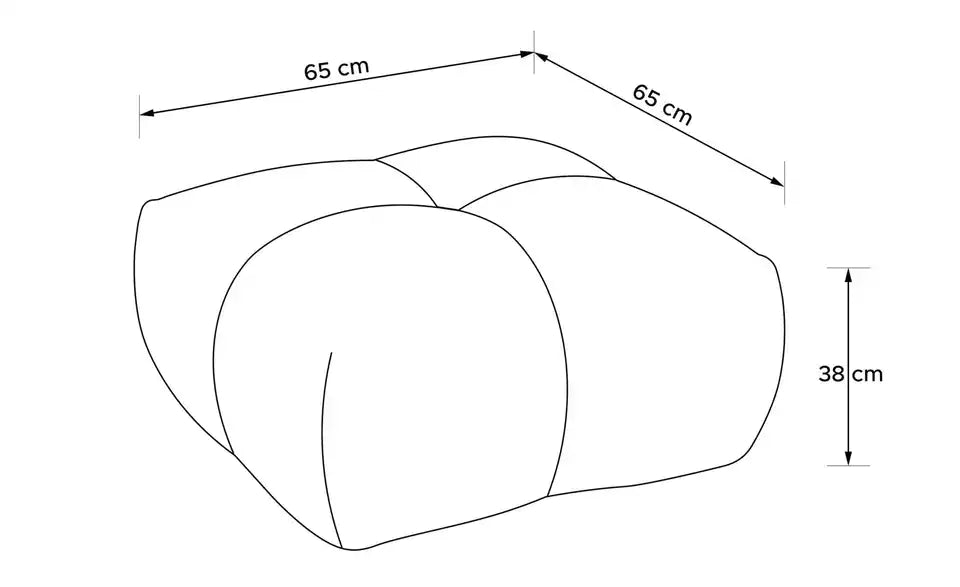 KONSIMO Vena Draufsicht Sofa – Sitzbreite 179 cm, Sitztiefe 66 cm – KONSIMO